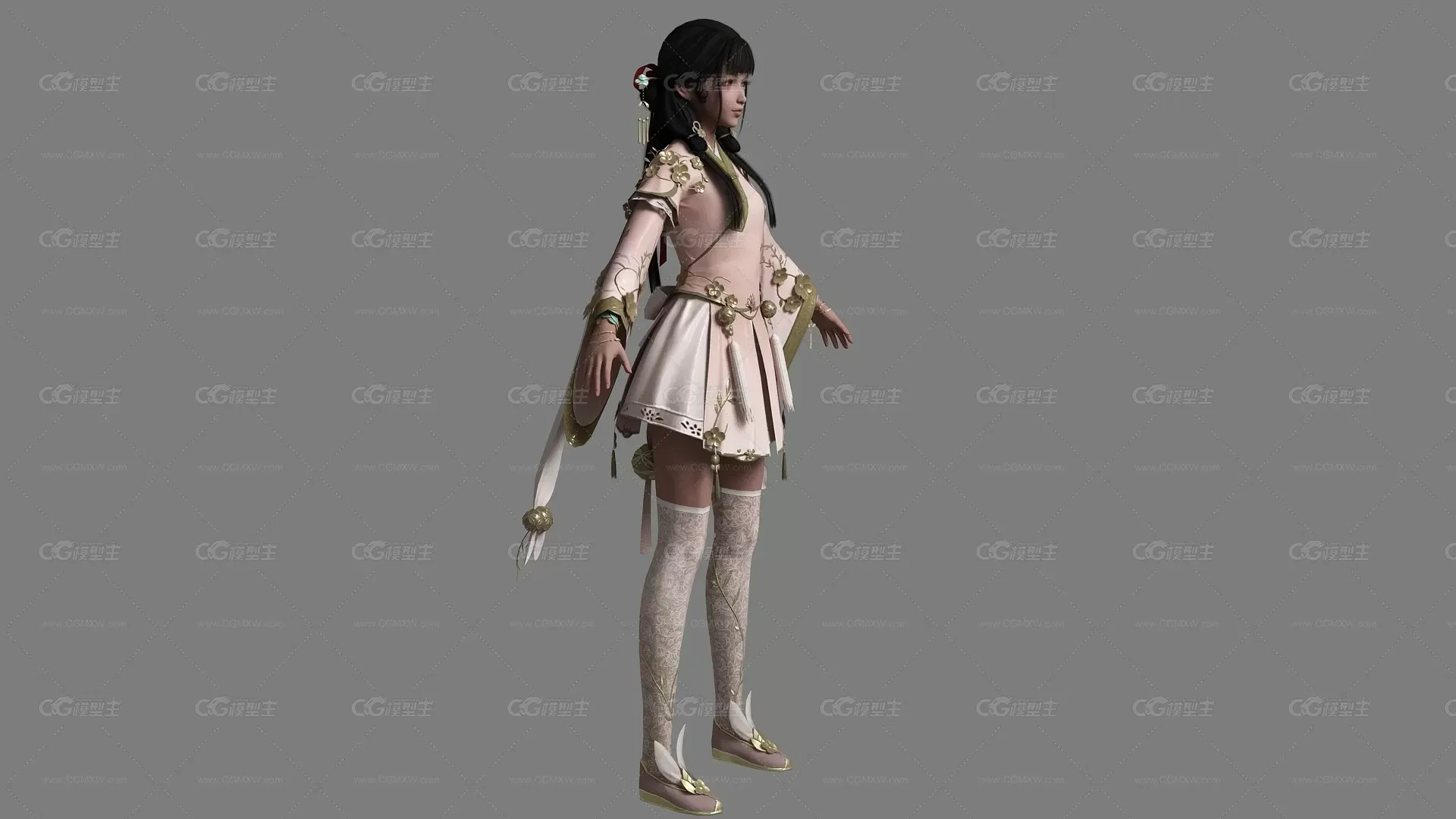 古装美少女 萝莉 汉服女孩 小姑娘 小美女 小美人 写实 次时代-7