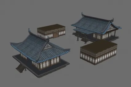 低级建筑 庭院  古建筑  需要就下载吧