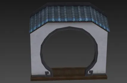 廊门3d模型  很不错