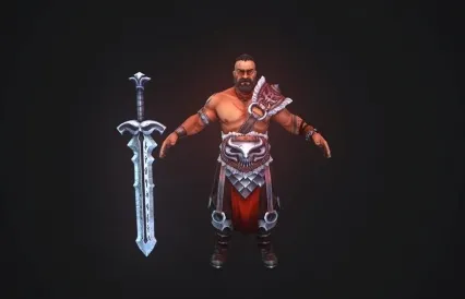 次时代魔法时代 aratar 战士 剑师3D模型