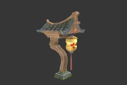 灯笼怪石  门口装饰 喜欢就下载吧