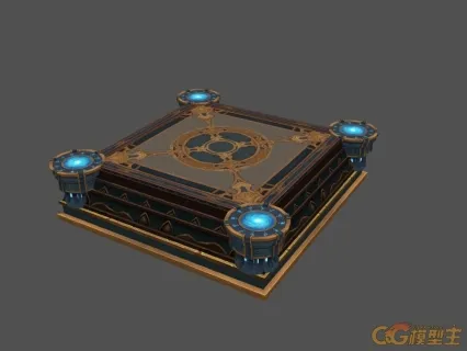灵宗 平台 方台 3d模型