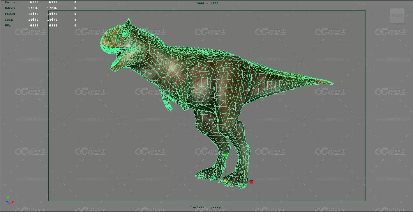 牛龙 远古生物  恐龙  地质博物馆 恐龙模型 3D模型 史前 侏罗纪公园 白垩纪 三叠纪-2