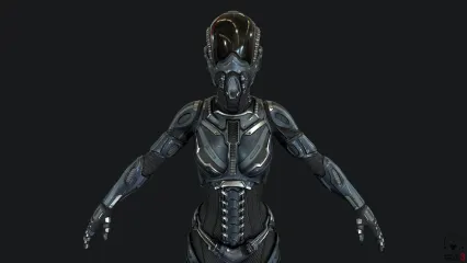 BPR影视级科幻女战士