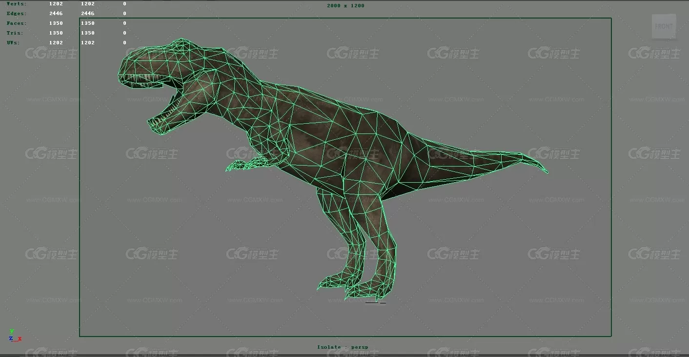 霸王龙 trex 远古生物 恐龙 地质博物馆 恐龙模型 3D模型 史前 侏罗纪公园 白垩纪-2