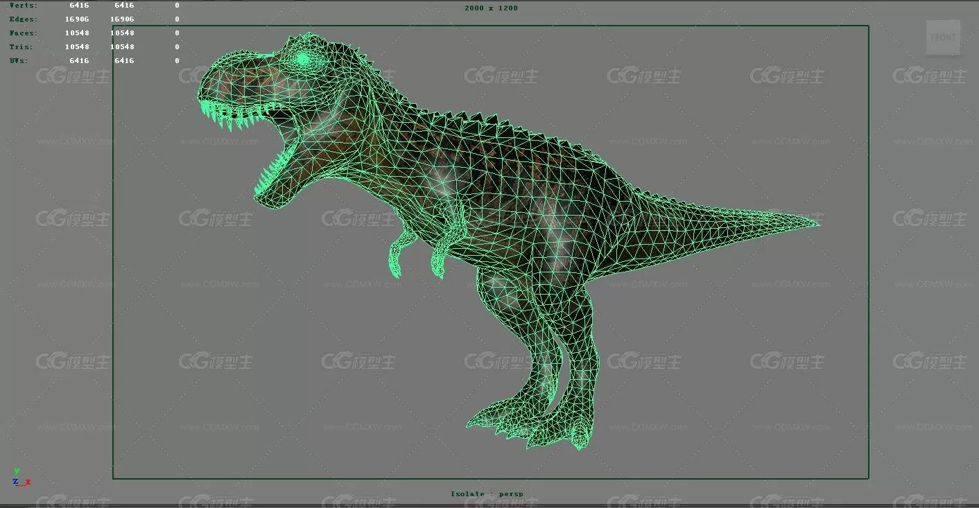 霸王龙 trex 远古生物 恐龙 地质博物馆 恐龙模型 3D模型 史前 侏罗纪公园 白垩纪-1