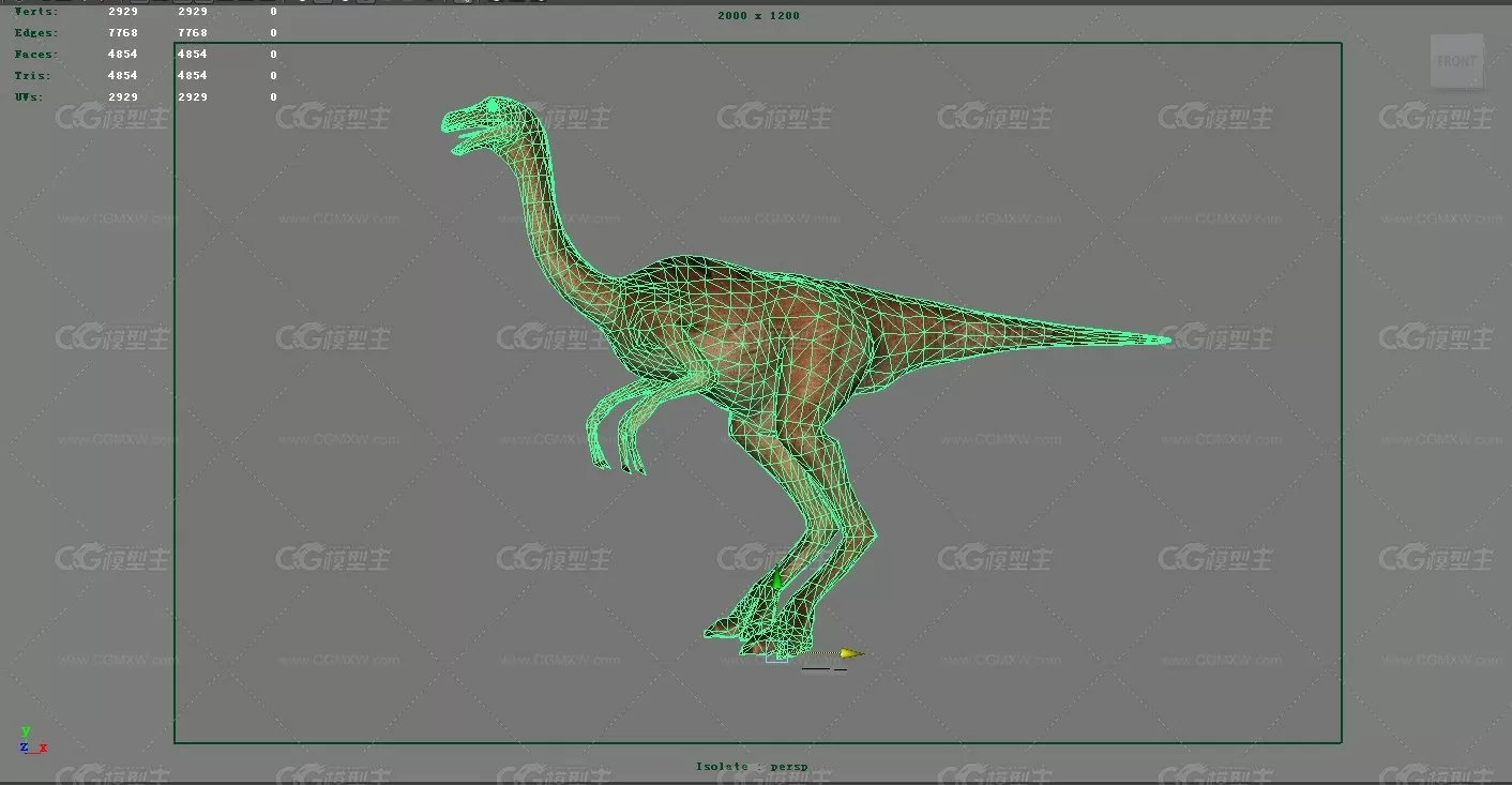 似鸟龙 远古生物 恐龙 地质博物馆 恐龙模型 3D模型 史前 侏罗纪公园 白垩纪-1