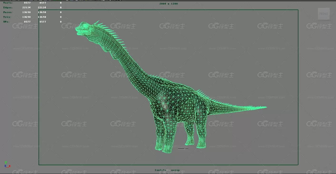 腕龙 远古生物 恐龙 地质博物馆 恐龙模型 3D模型 史前 侏罗纪公园 白垩纪-1