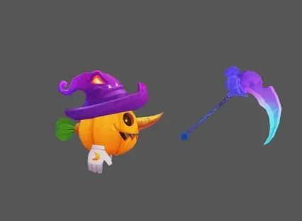 南瓜 怪物 Q版 卡通 节日宠物