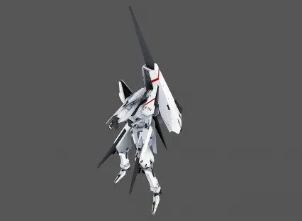 机甲 高达 机器人 白色 超写实