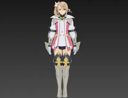 二次元 日韩风 小姐姐 战士 美女