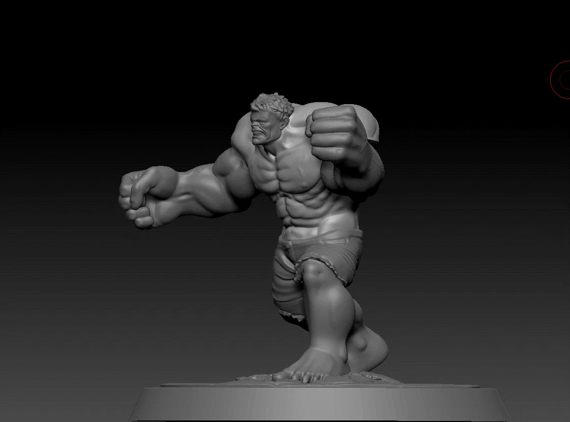 浩克 绿巨人拆件3d打印-2