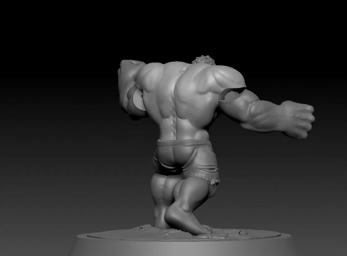 浩克 绿巨人拆件3d打印-5