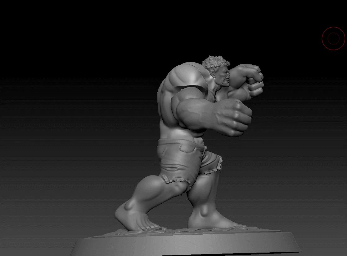 浩克 绿巨人拆件3d打印-6