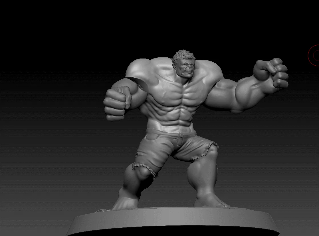 浩克 绿巨人拆件3d打印-8