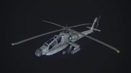 超写实武装直升机