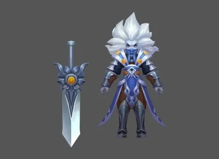 剑士 战士 Q版 战神 魔幻风