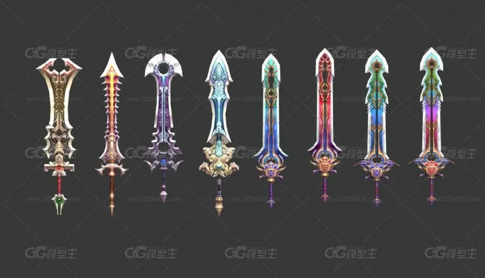 精美武器 剑 好多刀-1