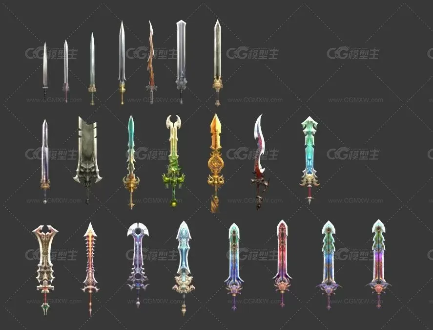 精美武器 剑 好多刀-4