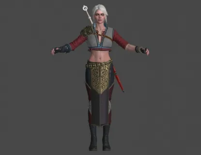 巫师3：狂猎 希里雅 女术士 游戏角色