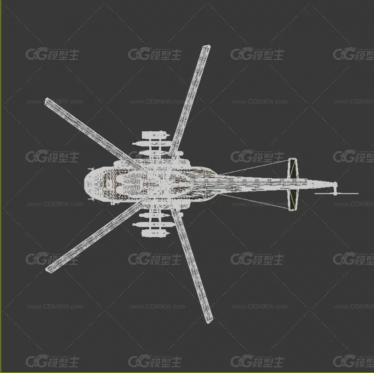 俄罗斯Mi-8MT Helicopter武装直升机 高精度 写实 带内仓驾驶室 导弹-11