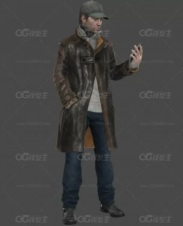 看门狗 艾登·皮尔斯(Aiden Pearce) 电脑黑客 游戏人物-1
