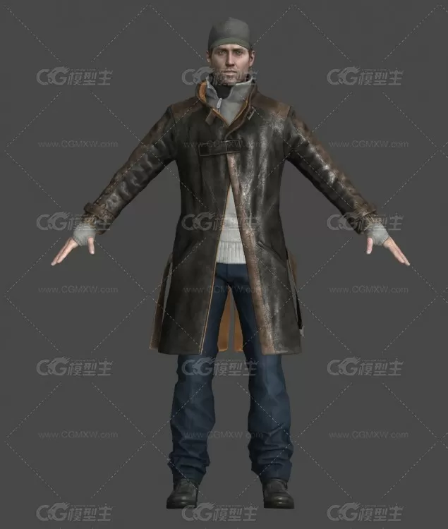 看门狗 艾登·皮尔斯(Aiden Pearce) 电脑黑客 游戏人物-2