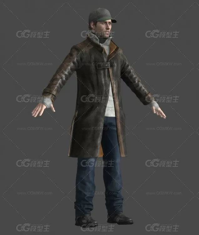 看门狗 艾登·皮尔斯(Aiden Pearce) 电脑黑客 游戏人物-4