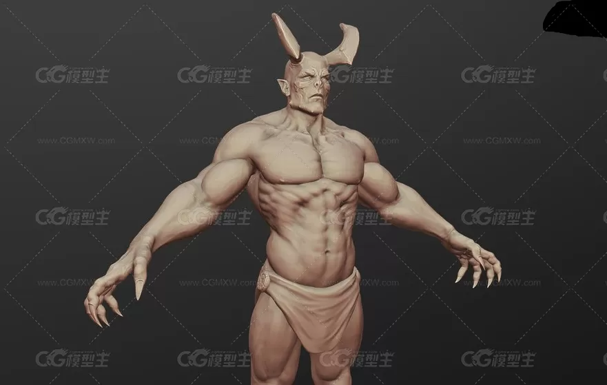 欧美魔幻 恶魔（高模3D角色模型）-1