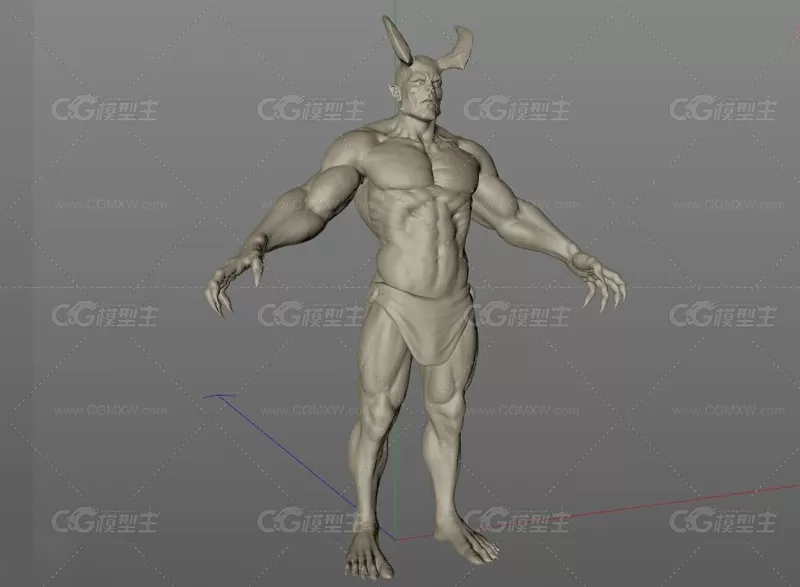 欧美魔幻 恶魔（高模3D角色模型）-2