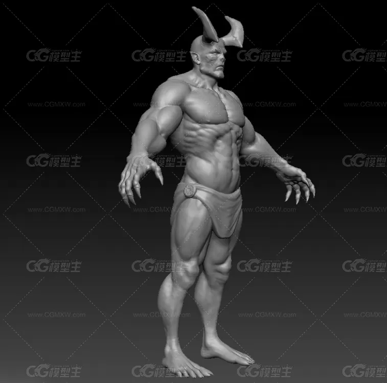 欧美魔幻 恶魔（高模3D角色模型）-3