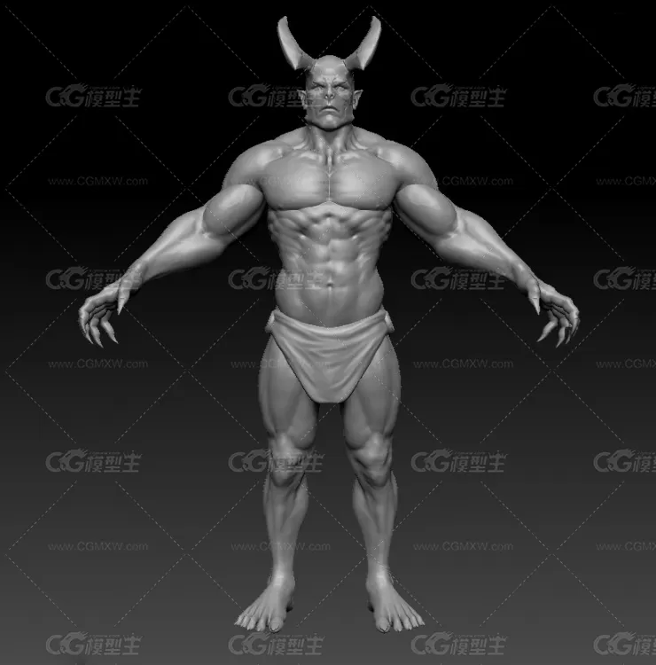 欧美魔幻 恶魔（高模3D角色模型）-6