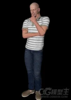 布鲁斯·威利斯3D人物模型