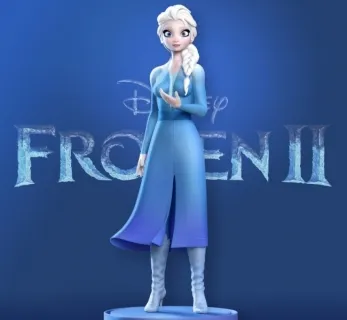 动画电影冰雪奇缘公主爱莎Elsa 可打印