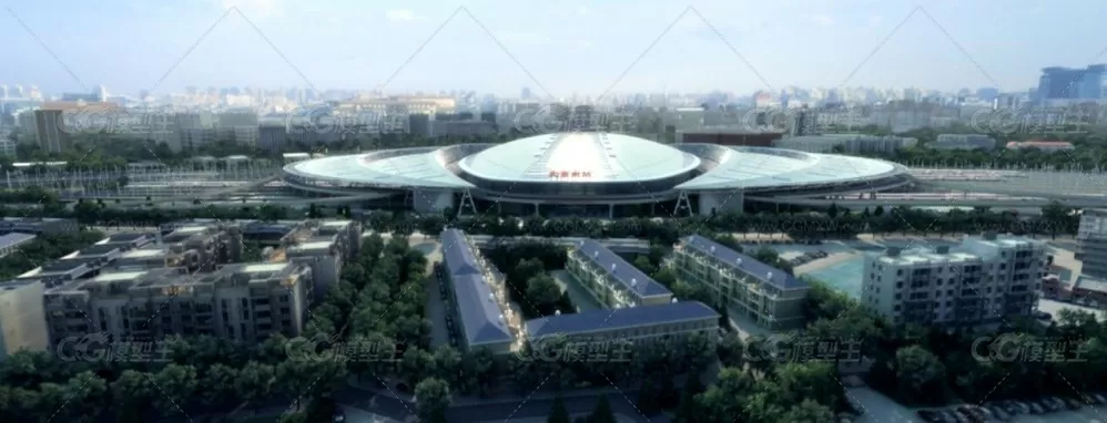 Beijing（北京-北京）工程文件-北京南站-北京地标建筑-火车站首都-5