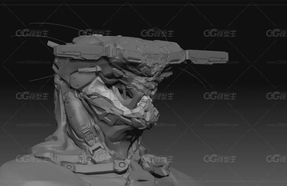 ZBrush大师概念游戏影视级别角色完整实例制作大师级视频教程(更新版)12GB/20小时-14