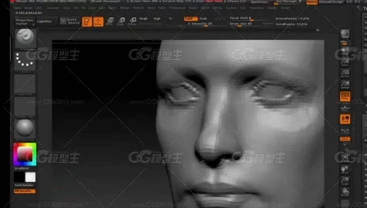 ZBrush人物解剖初学到入门视频教程-1