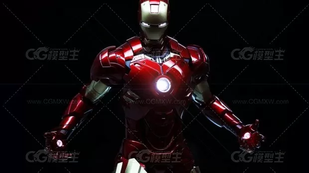 IRON MAN 3D Model-2