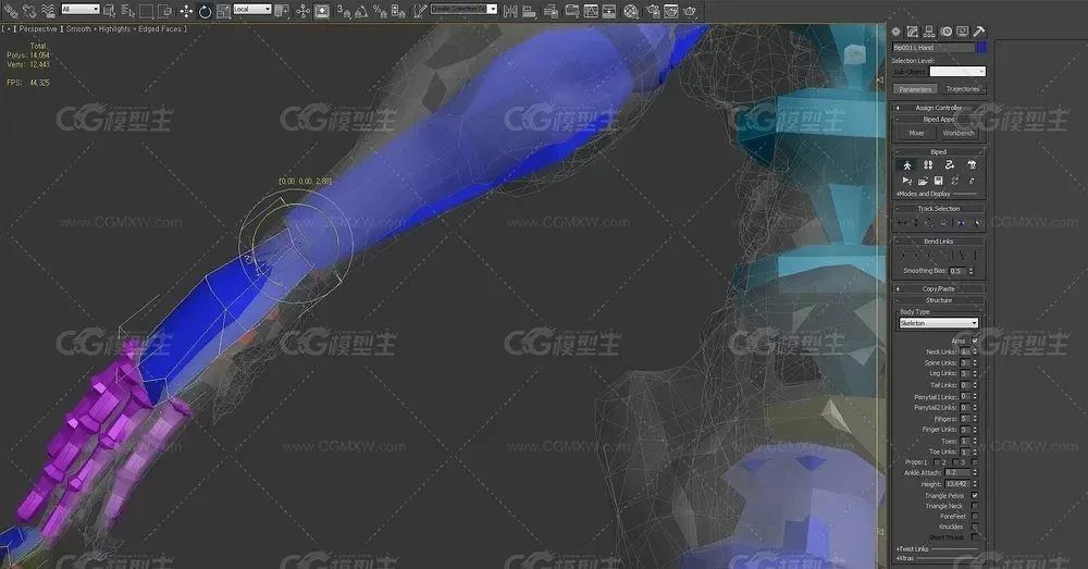超级角色3d游戏建模-完整实例训练视频教程-4