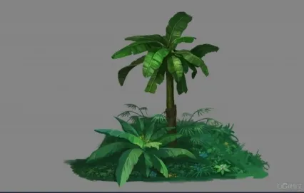 手绘植物原画教程