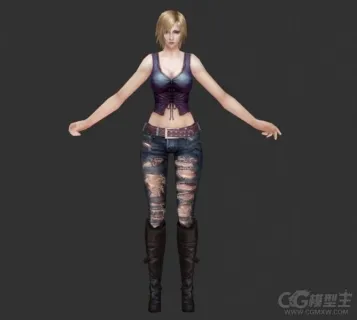 游戏女角色模型 美女模型