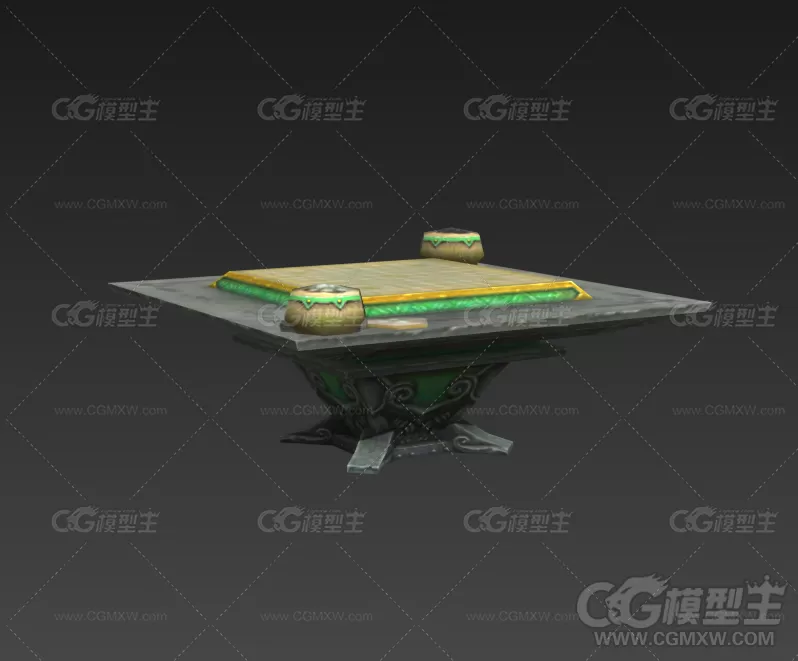 棋盘3D模型-2