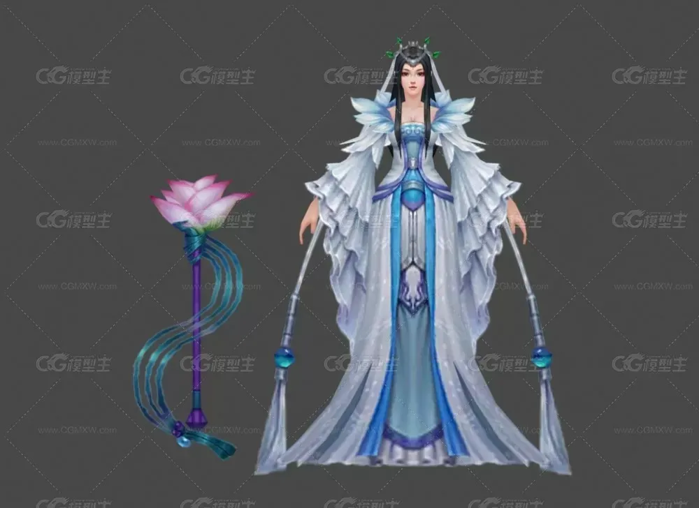 菩提山芟荑仙子 观音菩萨 道姑 仙姑 仙剑女道姑 道士-1