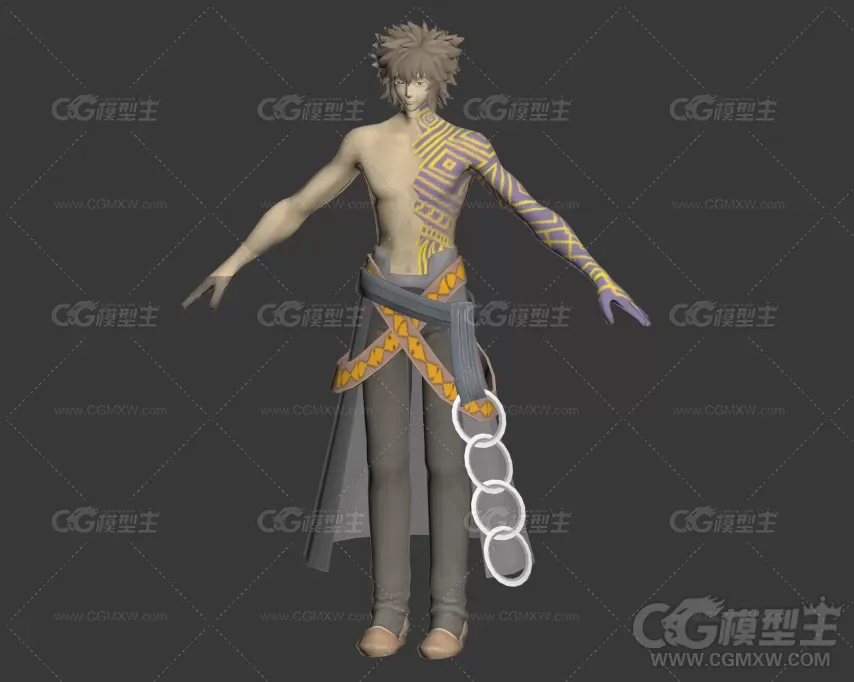 一套3D游戏角色怪物模型-8