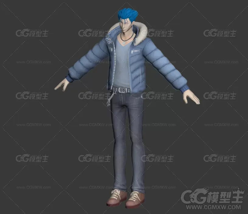 一套3D游戏角色怪物模型-17