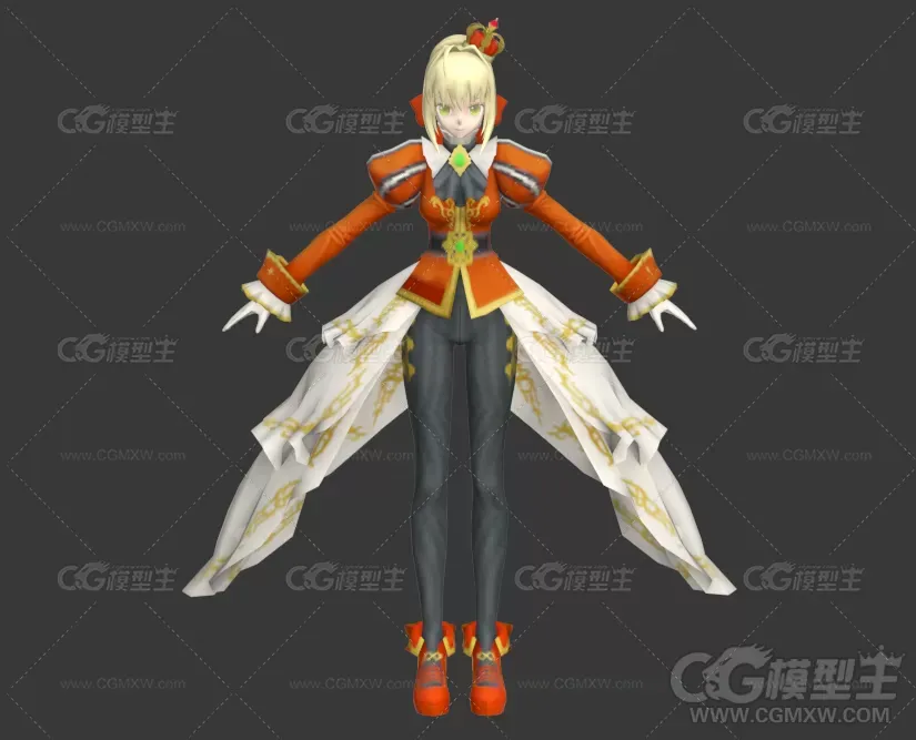 一套3D游戏角色怪物模型-22