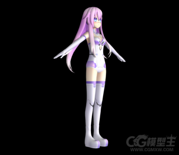 小女孩3DMAX模型 附带fbx格式