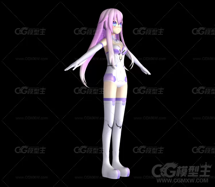 小女孩3DMAX模型 附带fbx格式-1