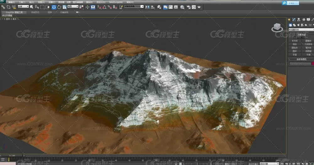 山脉3D模型-9
