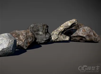 次时代石头模型